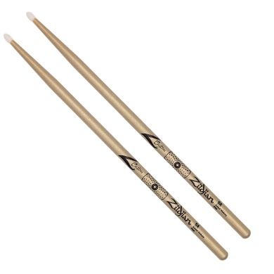 Z CUSTOM LE DRUMSTICK COLLECTION 5A GOLD CHROMA, NYLON TIP  (Z5ACGN-ZC)